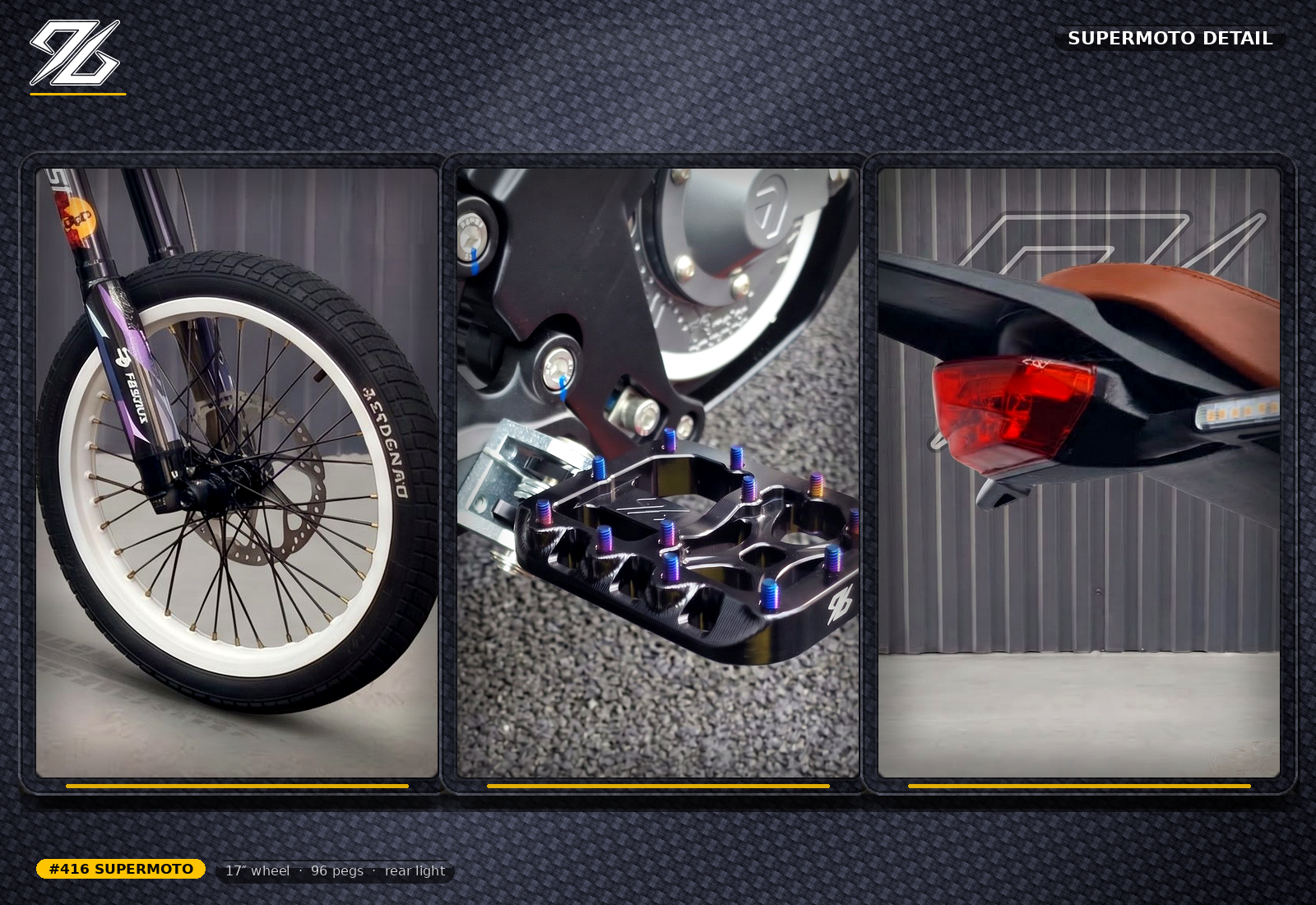 Pack Falcon Pro SUPERMOTO Edition 96 Power Parts