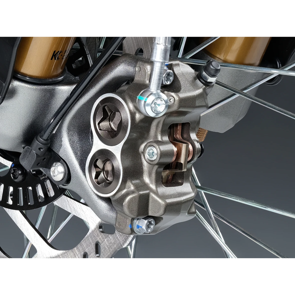 Radial 4-piston calipers