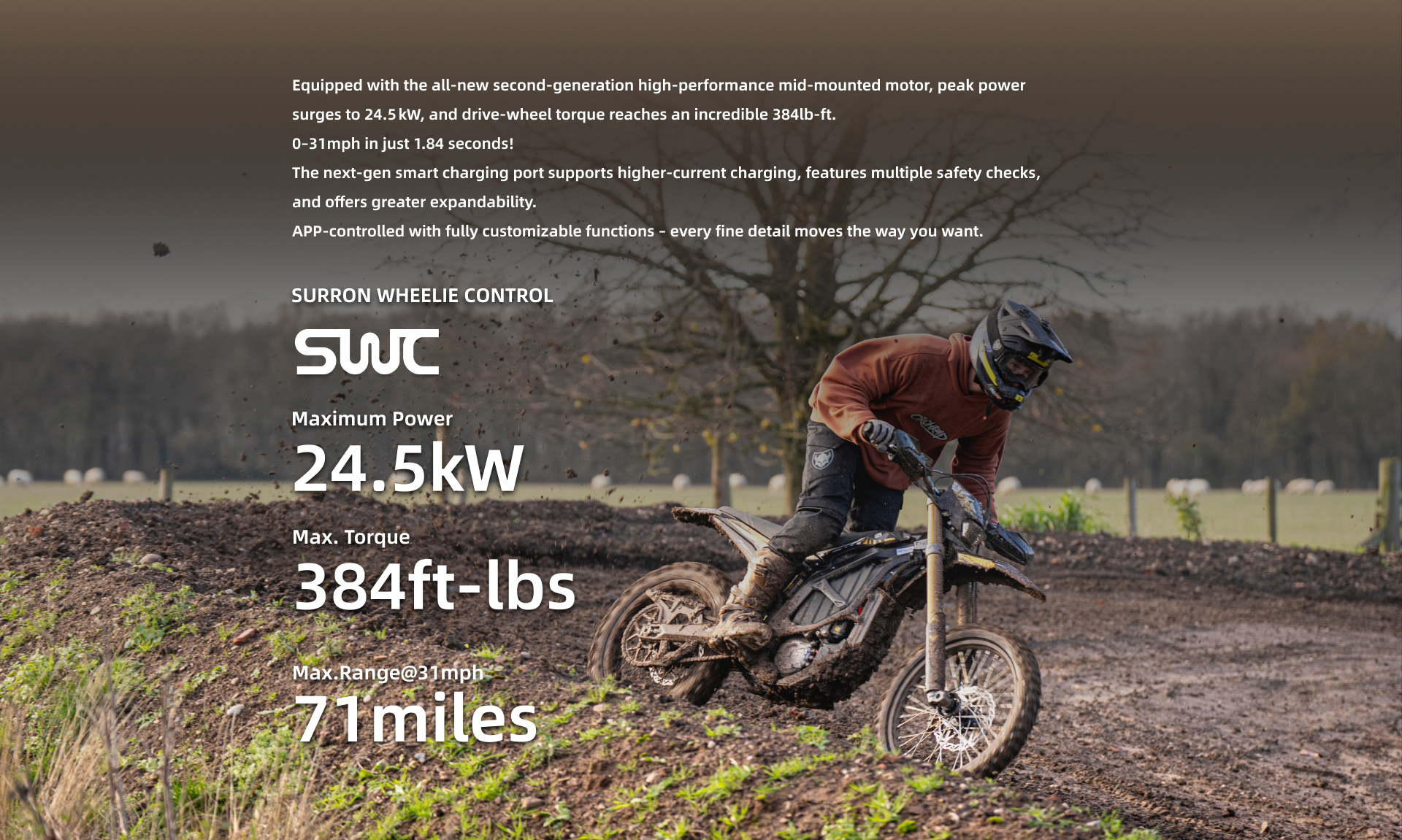 Surron Ultra Bee 2026 - 24.5 kW, 520 Nm, SWC