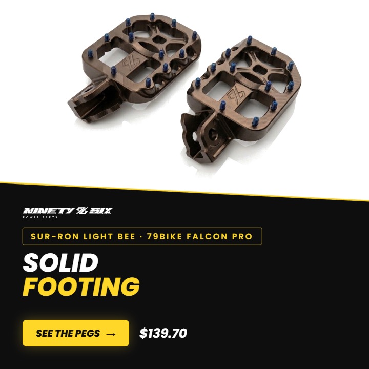Sur-Ron, Talaria & E-Ride Pro Parts | 96 Power Parts