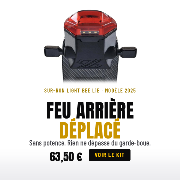 Déplacement du feu arrière – Sur-Ron Light Bee L1E 2025, 96 Power Parts