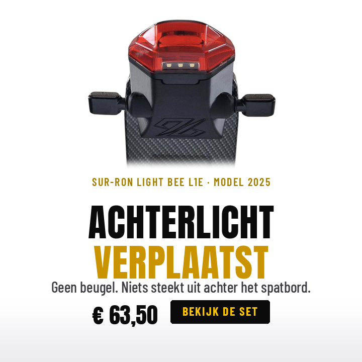 Achterlicht verplaatsen – Sur-Ron Light Bee L1E 2025, 96 Power Parts