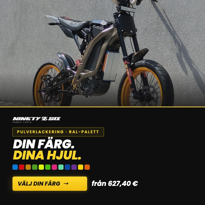 Pulverlackering av hjul – din färg, dina hjul
