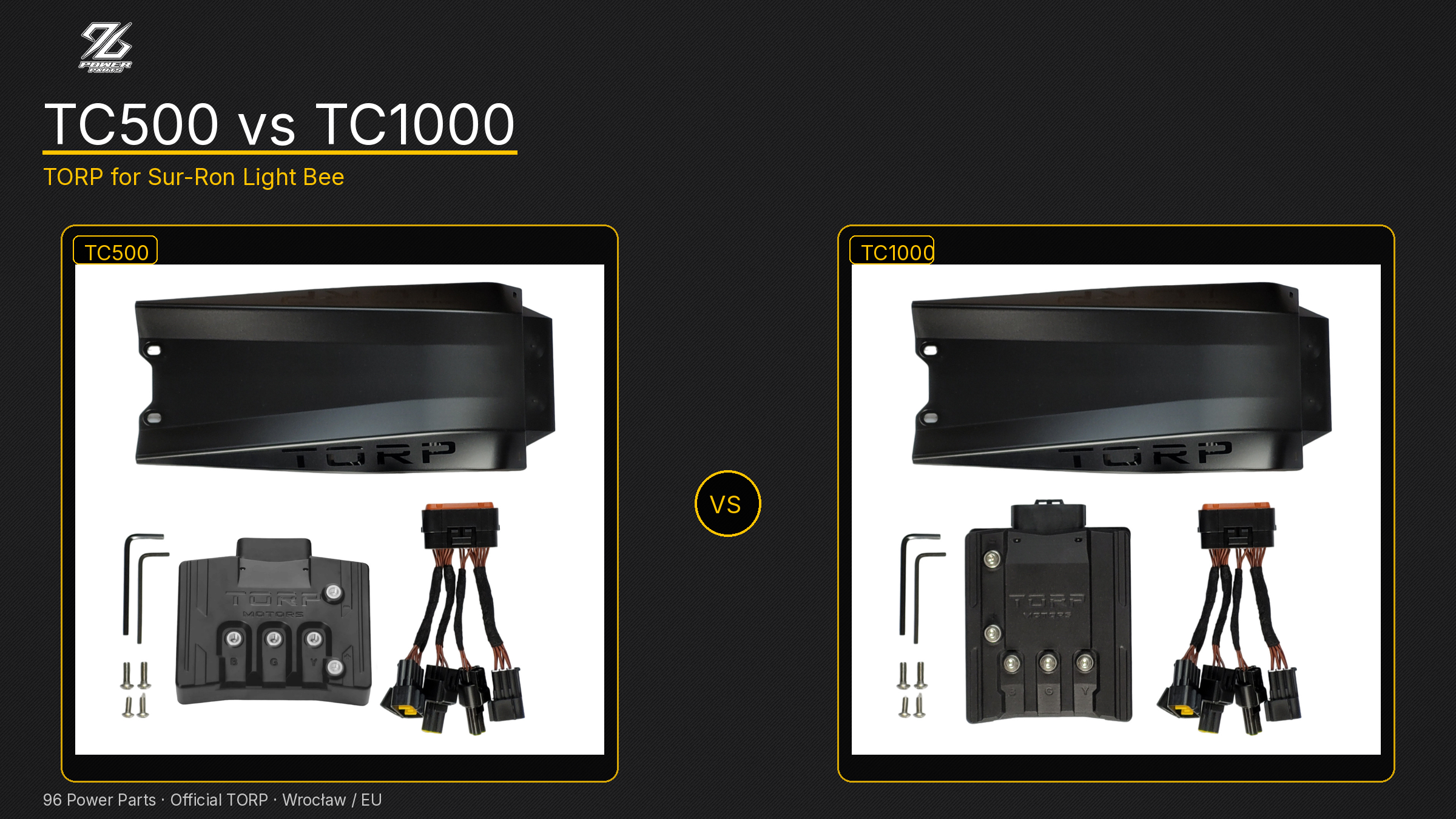 TC500 vs TC1000: TORP pro Sur-Ron Light Bee