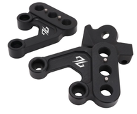 Verstärkte Fußrastenaufnahme 96, CNC, schwarz.Sur-Ron Light Bee//Segway X260