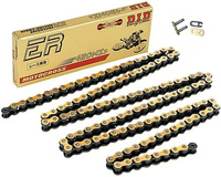 Gold chain D.I.D 420NZ3G&B (114 links) without O-rings (open, with click lock). Do "Sur-ron Light Bee"