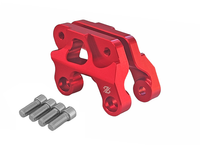 Peg Lowering Kit (Peg Drop), CNC, red. Sur-Ron Light Bee/Segway X260