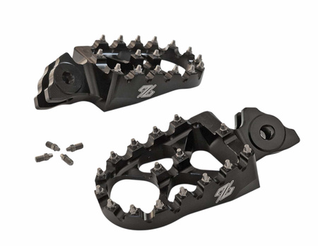 96 Repose-pieds en aluminium CNC, noir. Sur-Ron Light Bee/Talaria Sting/Segway X260