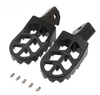 96 CNC aluminum footrests, black. Sur-Ron Light Bee/Talaria Sting/Segway X260