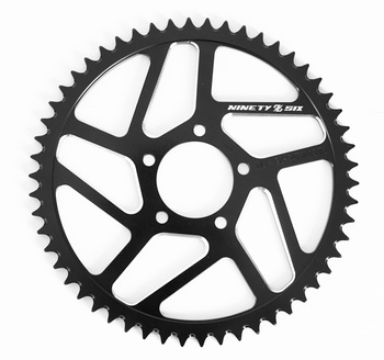 Aluminium 96 Sprocket, black, 54T. Sur-Ron Light Bee/Segway X260