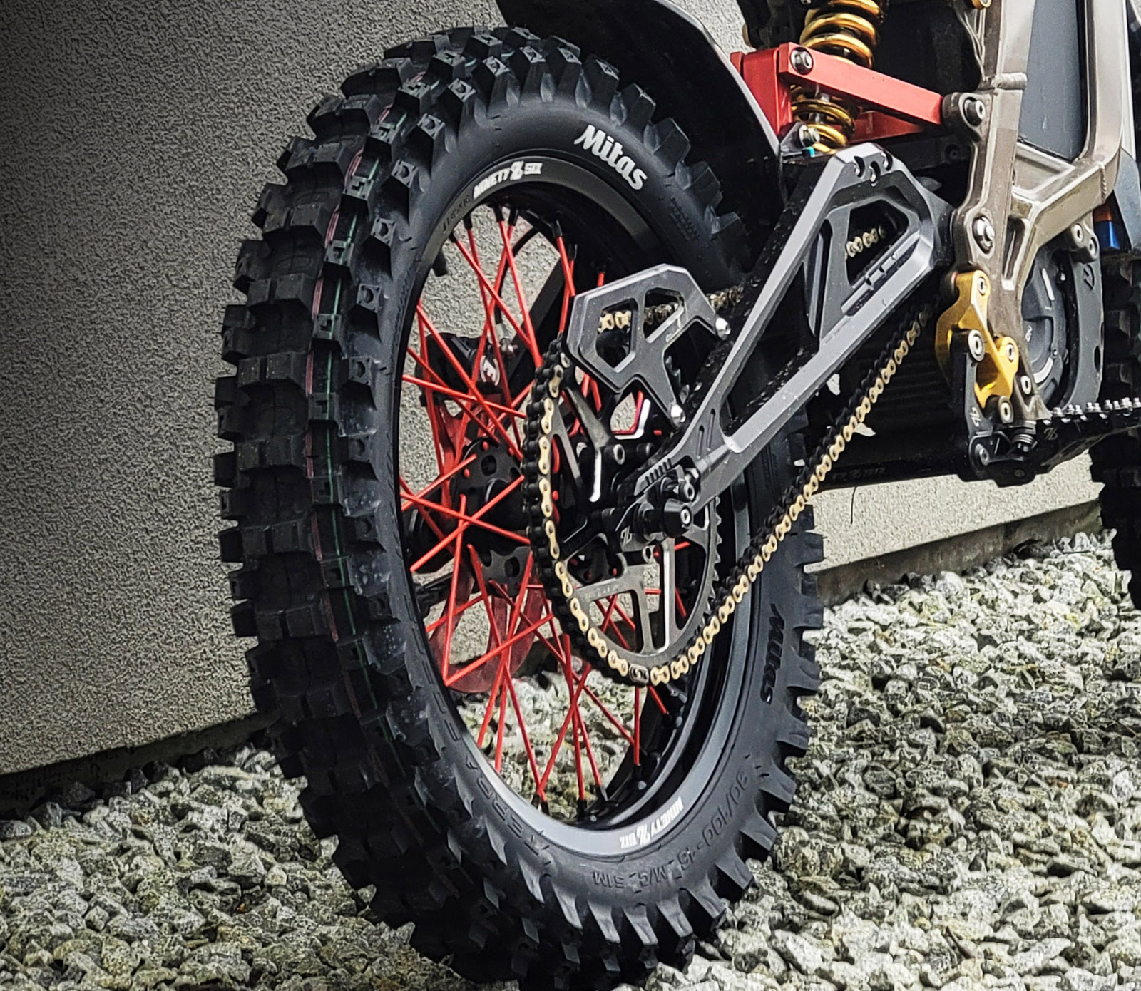 Roue arrière OFF-ROAD 16 personnalisée. Sur-Ron LBX / L1E, TALARIA STING MX3/MX4, 79BIKE Falcon PRO, ERIDE PRO SS 2,0