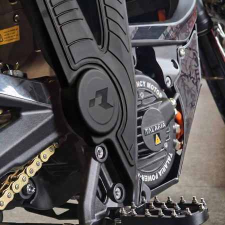 Rahmenschützer Bi-Material Super Grip – Talaria Sting MX4 / MX5, schwarze Farbe