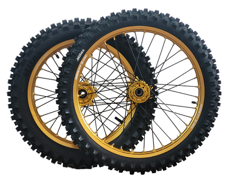 18/21 inch OFF-ROAD wheel set.  Sur-Ron Ultra Bee