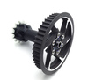 Complete aandrijfas met 14T tandwiel en poelie v2, Sur-Ron Light Bee