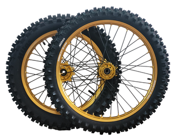 18/21 inch OFF-ROAD wheel set.  Sur-Ron Ultra Bee