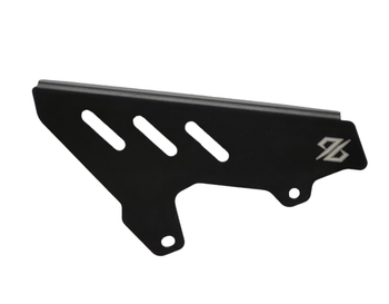 Carter de chaîne en aluminium 96 Power Parts, noir. Compatible avec Sur-Ron Light Bee/Segway X260.