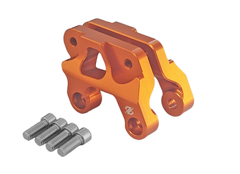 Peg Lowering Kit (Peg Drop), CNC, orange. Sur-Ron Light Bee/Segway X260