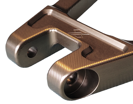Triangle de suspension arrière renforcé 96, aluminium CNC, brun,  Surron Lbx/l1e