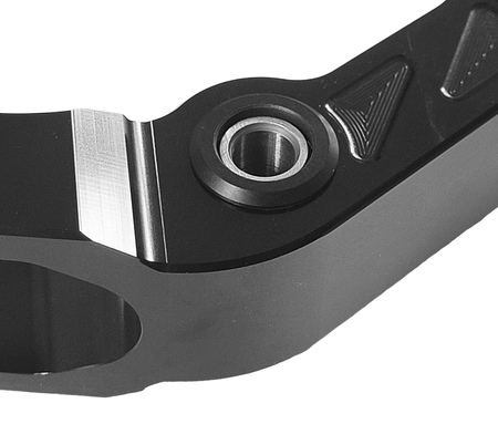 Biellette de suspension arrière renforcée 96 CNC, aluminium 7075, noir — Sur-Ron Light Bee / Segway X260, correction +20 mm