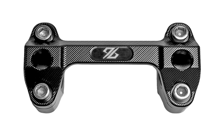 Połączone wzmocnione mocowanie kierownicy 96 CNC, aluminium 7050, czarne — Sur-Ron Ultra Bee, pod kierownice 28,6 mm
