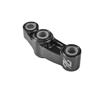 Biellette de suspension arrière renforcée 96 CNC, aluminium 7075, noir — Sur-Ron Ultra Bee