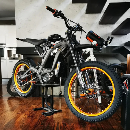 Jeu de jantes OFF-ROAD 18/21 pouces, noires. Sur-Ron Light Bee/Segway X260