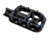 96 Power Parts wide footpegs, CNC aluminium, 68 × 90 mm, black — Talaria MX5 / E-Ride Pro