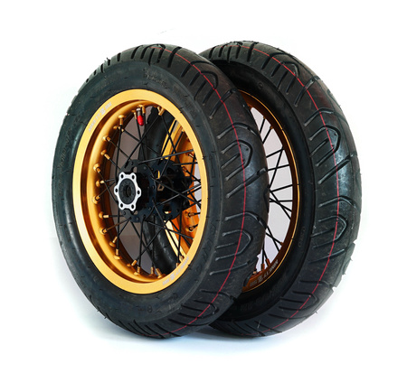 Supermoto Radsatz 12 Zoll — Felgen komplett, Sur-Ron LBX / L1e, Talaria Sting MX3/MX4, 79Bike Falcon Pro, E-Ride Pro SS 2.0