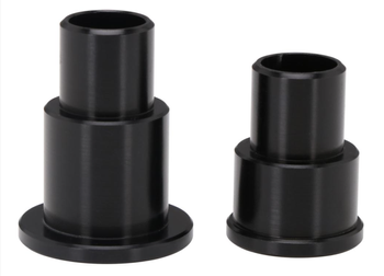 Schwarze Aluminium-Hinterrad-Distanzscheiben. Sur-Ron Light Bee/Segway X260