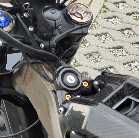 Contactslotkap, carbonlook. Sur-Ron Light Bee/Segway X260