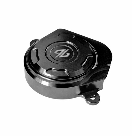 Tapa de la transmisión por correa del motor, maciza, CNC, negra. ERIDE PRO SS