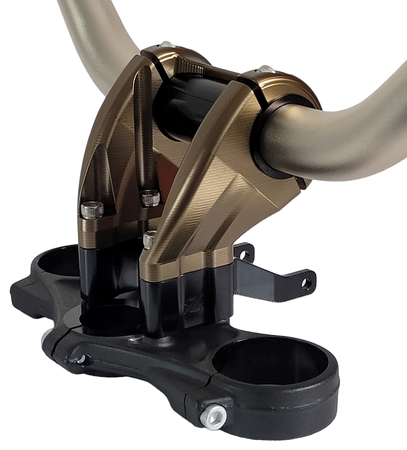 Heavy Duty 96 Direct Stem Mount for Sur-Ron Light Bee/Talaria Sting/Segway X260/Eride Pro,  Brown color