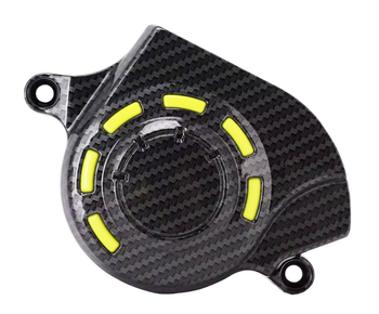 96 motoraandrijfriemkap, volledig, carbonlook. Sur-Ron Light Bee/Segway X260