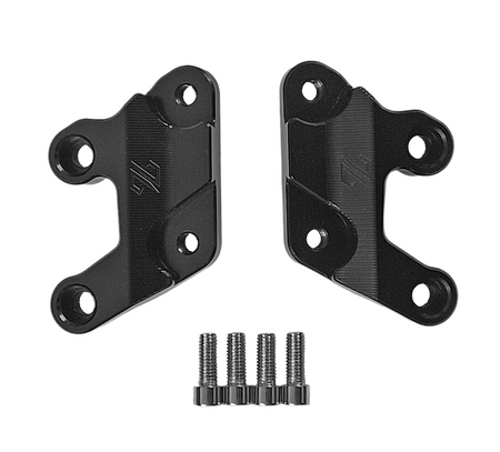 Sada snížení stupaček 96 CNC −25 mm, černý – Sur-Ron Light Bee L1E / X / LBX, Segway X260
