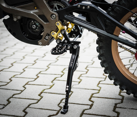 Stopka regulowana 96 / kickstand, CNC, czarna. Sur-Ron Light Bee/Talaria Sting/Segway X260