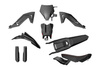 Kit Plastique Complet (7 pcs) avec Selle Allongée – Talaria Sting MX4 / MX5, couleur noire
