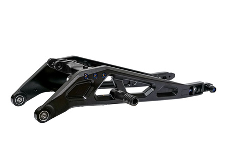 Bras oscillant allongé renforcé ″96 Power Parts″ pour Sur-Ron Light Bee X/S/L1e et Segway X260, Noir