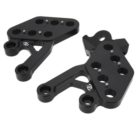 Support de repose-pieds renforcé, 6 positions CNC, noir.Sur-Ron Light Bee//Segway X260