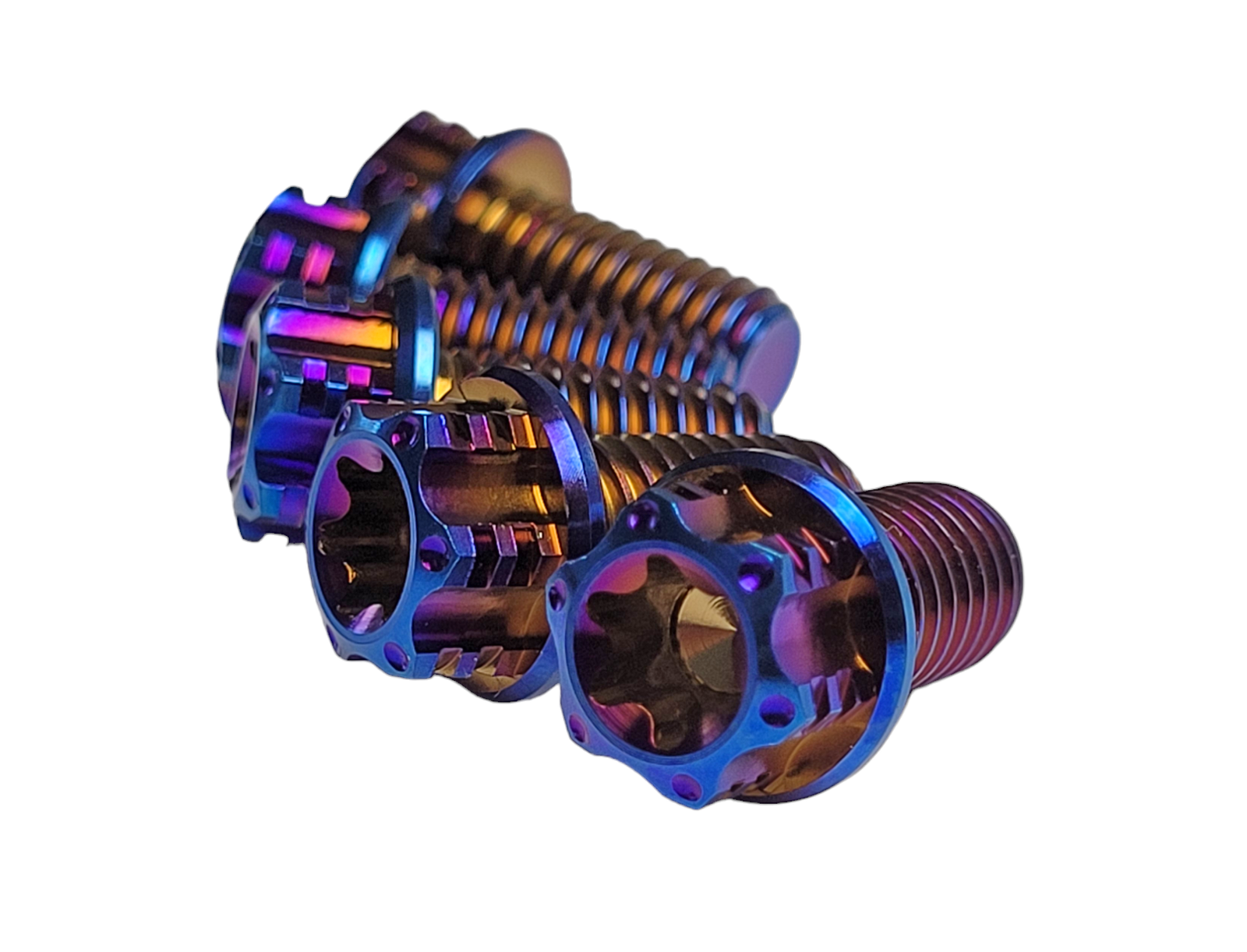 Titanium rear sprocket bolt set — Sur-Ron Light Bee | 5 × M8×19 mm