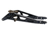 Basculante reforzado y extendido 96 Power Parts para Sur-Ron LBX / L1e, negro y marrón