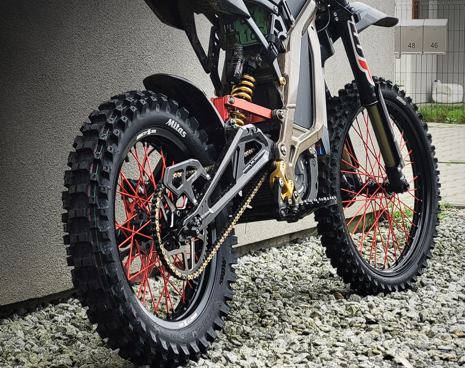 Custom Off-Road-Radsatz 19/16 — Sur-Ron LBX/L1E, Talaria, 79Bike, Eride — 96 Power Parts