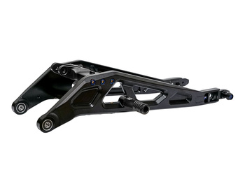 Reinforced extended 96 Power Parts Swingarm for Sur-Ron LBX/L1e, Black