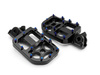 Estriberas anchas 96 Power Parts, aluminio CNC, 68 × 90 mm, negras — Talaria MX5 / E-Ride Pro