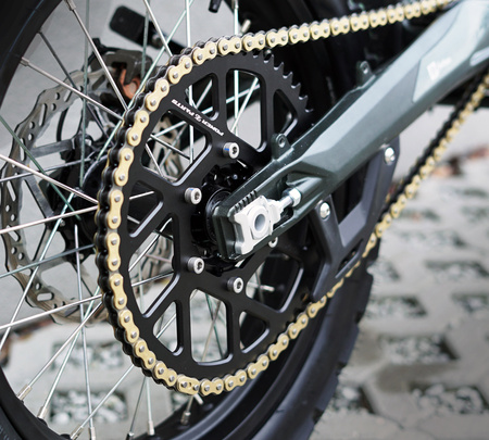 Aluminium 96 Sprocket, black, 56T. Sur-Ron Ultra Bee