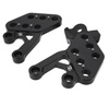 Soporte reposapiés reforzado , 6 posiciones, kit incl. distanciador, CNC, negro. Sur-Ron Light Bee//Segway X260