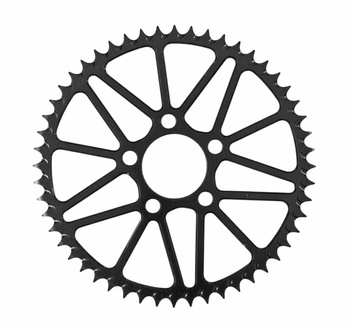Pignon aluminium 96 noir 52T. Talaria Sting MX5 Pro