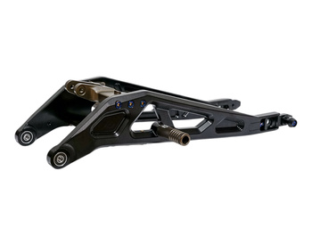 Verstärkte, verlängerte „96 Power Parts“-Schwinge für Sur-Ron LBX/L1e, Schwarz/Braun