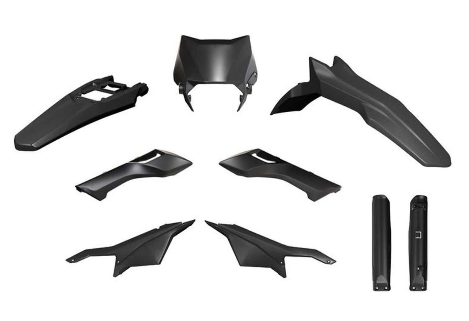 RaceTech Factory Kit plastics, zwart, voor Surron Ultra Bee