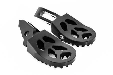 96 reposapiés de aluminio CNC, negro. Sur-Ron Ultra Bee
