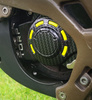 96 motoraandrijfriemkap, volledig, carbonlook. Sur-Ron Light Bee/Segway X260